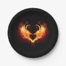 Search for angel paper plates Heart