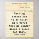 Search for library quotes posters Reading