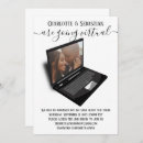 Search for virtual save the dates Black and white