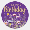 Search for gold happy birthday stickers Party