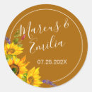 Search for sunflower wedding stickers Watercolor flowers