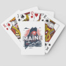 Search for maine playing cards State map