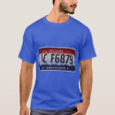 Search for license plate tshirts Trend