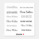 Search for name stickers stylish