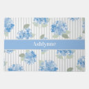 Search for hydrangea doormats Blue hydrangea pattern