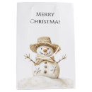 Search for beach christmas gift bags Snowman
