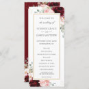 Search for gold foil wedding programs Order of events