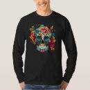 Search for sugar skull tshirts Colorful