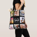 Search for 50th birthday tote bags Black