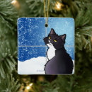 Search for tuxedo cat ornaments Winter