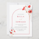 Search for poppy wedding invitations Botanical