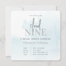 Search for clouds bridal shower invitations Elegant