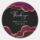 Search for burgundy and gold wedding stickers Black