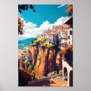 Search for vintage spain travel posters Illustration