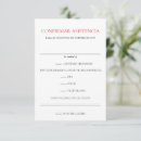 Search for spanish espanol rsvp cards Red