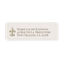 Search for fleur de lis return address labels France