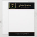 Search for black and gold letterhead Stylish