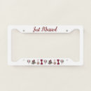 Search for just married license plates Newlyweds
