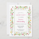 Search for purple 50th birthday invitations Watercolor