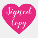 Search for signed by author stickers Promo