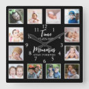 Search for black and white photo photo clocks typography