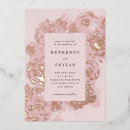 Search for rose gold foil invitations Floral