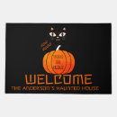 Search for cat halloween doormats Trick or treat