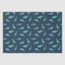 Search for sharks tissue paper Underwater