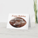Search for football fan birthday cards Sports