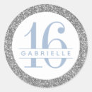 Search for silver stickers Glitter