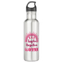 Search for breast cancer water bottles Warrior