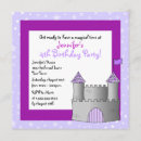Search for 6th princess birthday invitations Castle