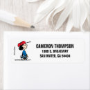 Search for snoopy return address labels Comic strip