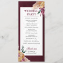 Search for burgundy and gold wedding programs Fall