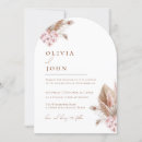 Search for dried floral rustic wedding invitations Summer fall autumn