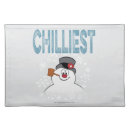 Search for snowflake placemats Frosty the snowman