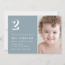Search for 2nd birthday invitations Blue