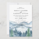 Search for rustic wedding invitations Mountain