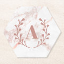 Search for pink marble coasters Initial