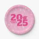 Search for pink graduation plates High school college