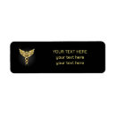 Search for medical doctor return address labels Caduceus