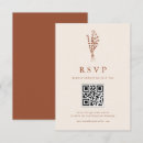 Search for boho rsvp cards Terracotta