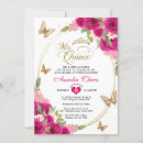 Search for fuchsia quinceanera invitations Mexican spanish latina
