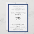 Search for corporate event invitations Navy blue