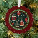 Search for green card ornaments Merry