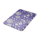 Search for lavender and white bath mats Flowers