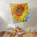 Search for sunflower photo blankets Bee
