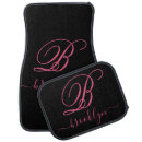 Search for hot pink car floor mats Monogrammed