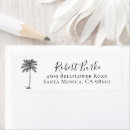 Search for palm trees return address labels Vintage