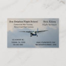 Search for flight training business cards Plane